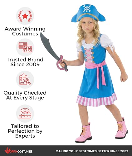 Disfraz de Pirata para Niñas 3-4 Años miniatura 6