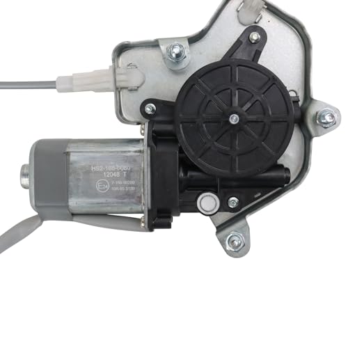 Image of TRQ Rear Right Power Window Regulator & Motor Assembly Passenger Side Compatible with 2001-2006 Mazda Tribute