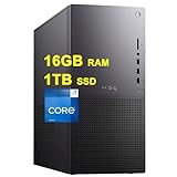 Dell XPS 8960 Business Desktop Computer 13th Gen Intel 16-Core i7-13700 Processor 16GB RAM 1TB SSD Intel UHD Graphics 770 USB-C DisplayPort Killer 1675 Wireless Win11 Black