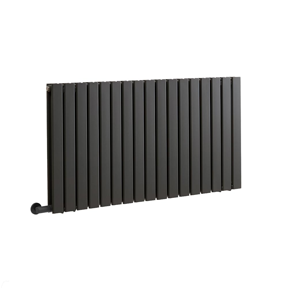 Milano Anthracite 1500W Double Flat Panel Electric Radiator 635 X 1190Mm