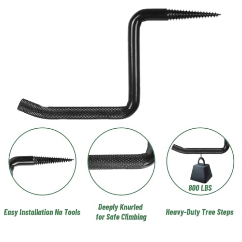 Image of Highwild 4 inch Screw-in Tree Steps Heavy Duty Tree Stand Steps