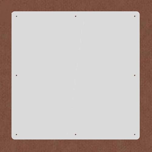 Miniatura 8 de YIZUNNU - Juego de 12 paneles colgantes para división del hogar, decoración de bricolaje, de 11.4 pulgadas, color blanco