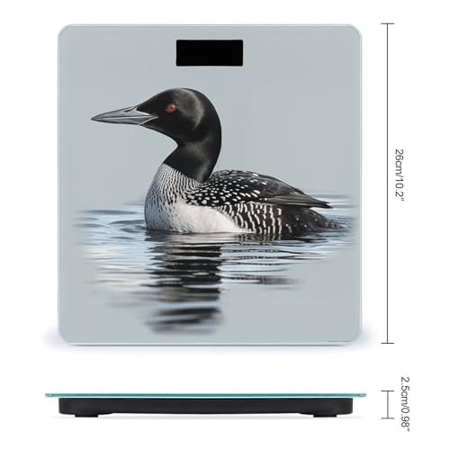 Báscula digital de baño Loon Nature Bird precisa y moderna miniatura 2