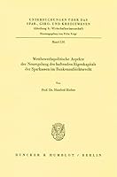 Wettbewerbspolitische Aspekte Der Neuregelung Des Haftenden Eigenkapitals Der Sparkassen Im Bankenaufsichtsrecht 3428052633 Book Cover
