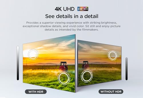 Image of TCL television 58 Inch Smart TV 4K LED HDR 10 UHD Google TV, Dolby Audio, Dynamic Color Enhancement, 2GB RAM+16GB ROM,Metallic Bezel-less Design 58V6B - (2024 Model)