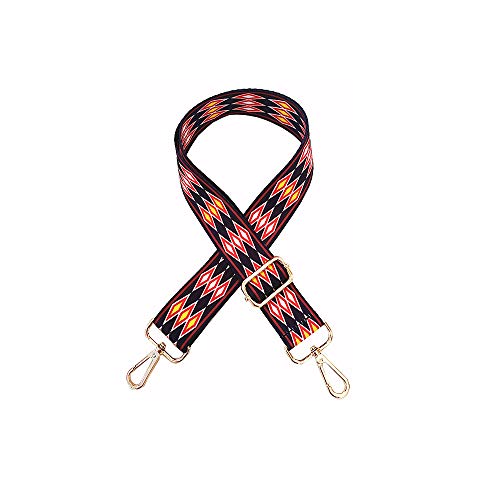 Umily Länge 80-130 cm Verstellbar 3,8 cm Breiter Schultergurt Ersatz Mehrfarbiger Umhängetaschengurt Umhängebänder für Handtaschen Geldbörse Cover