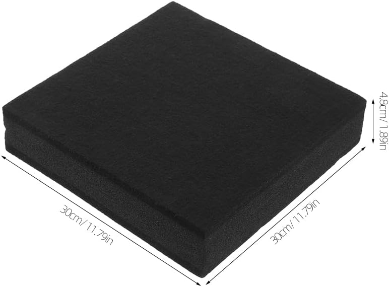 Soundproof Isolation Pad for Drums and Speakers Dampening Foam for Home Treadmills and Sewing Machines -adhesive Installation