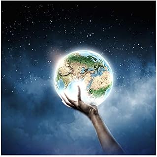 Celiy DIY 5D Diamond Painting by Number Kits Holding The Earth, Dancing Girl