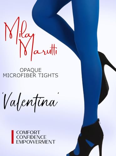 Image of Mila Marutti Opaque Tights for Women | Soft Stockings Pantyhoseier | - Made in EU