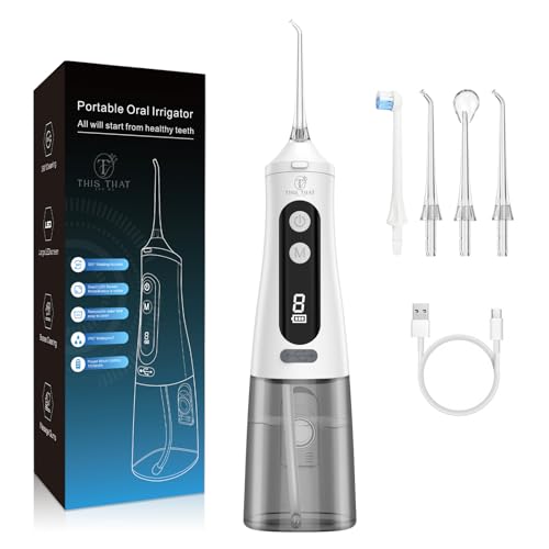 TTFM Electric Dental Water Flosser for Teeth, Dental Portable Oral