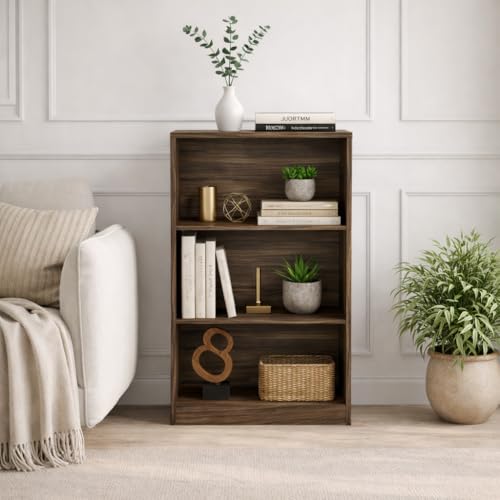 Vida Designs Cambridge 3 Ebene Medium Bücherregal, Modern Space-Saving Aufbewahrungseinheit for Wohnzimmer, Schlafzimmer or Büro… – Ansicht 2
