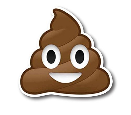 Poop Emoji Magnet Decal Perfect for Car or Truck - //coolthings.us