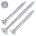 SCREW REBEL Spanplattenschrauben 4,5 x 80 mm - 200 Stück, blau verzinkt, Torx, ECO-Serie mit Senkkopf, Teilgewinde, TX25 Verzinkt Gewinde günstig Kaufen-SCREW REBEL Spanplattenschrauben 4,5 x 80 mm - 200 Stück, blau verzinkt, Torx, ECO-Serie mit Senkkopf, Teilgewinde, TX25