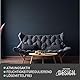 Craft Colors® 5L hochwertige Wandfarbe edelmatt, Kreidefarbe made in Germany, DESIGN Collection No.995 schwarz, Tiefschwarz