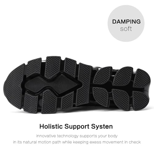 Image of Mens Slip On Walking Shoes Blade Non Slip Tennis Running Shoes Lightweight Workout Breathable Mesh Fashion Sneakers