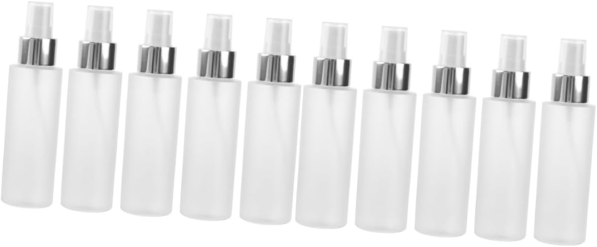 Beavorty 10pcs Fine Mist Spray Bottles Durable Multi-purpose Lotion Dispenser for Perfume Makeup Water and Skin Care for Travel and Outdoor Use