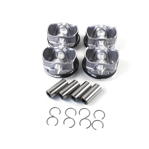 Juego de 4 pistones y anillos Φ84mm compatible con BMW 328i 428i 528i X3 F30 F10 N20B20A 2.0T 11257594453 87-434600-00 11258606459 WG1175839