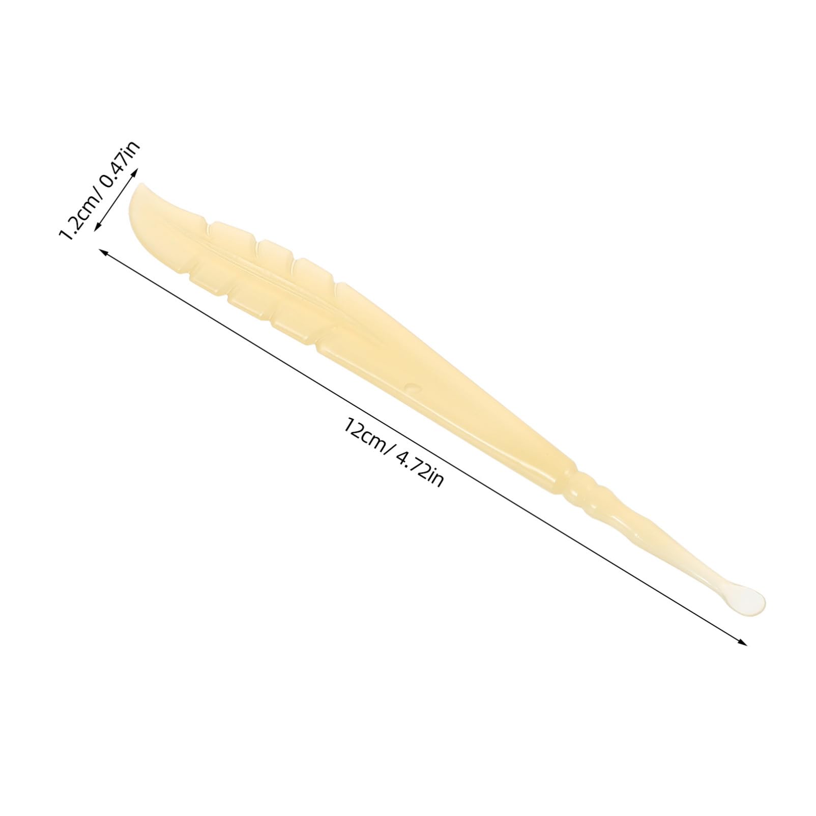 BESTYASH Ergonomic Ear Cleaning Spoon 2pcs Soft for Boys and Girls and Adults Portable Ear Care Tool for Home Office Travel