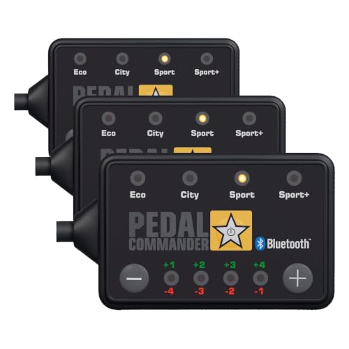 Image of PEDAL COMMANDER for Ram 1500 New Body 2019-2026 Throttle Response Controller - Plug-and-Play 36 Settings, Wireless App Control, Anti Theft - Off-Road Performance Mods - 1500 Accessories (Pack of 3)