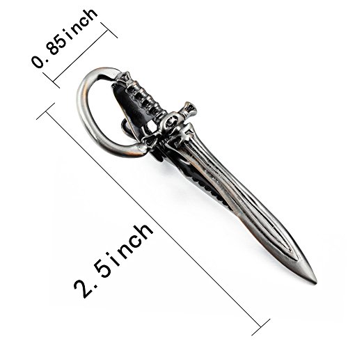 Image of HAWSON 2 inch / 2.2 inch Tie Clip for Men, Novelty Tie Bar Clip for Men and Boys, Interesting Tie Clip for Party