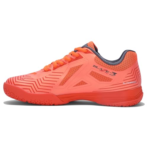 Image of YONEX BLAZE 3 Badminton Shoes |Non Marking | Ideal for Badminton,Squash,Table Tennis,Volleyball | Non-Marking Sole |TRU Cushion |Durable Skin Light|Synchro-Fit Insole|Toe Assist Shape|Hexa Grip |Light Weight|Lateral Shell|Extra Cushioning|Snap Back Action|