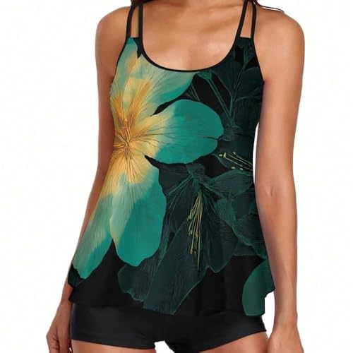 Tummy Control Tankini Swimsuit