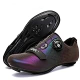 Breathable and lightweight design: The upper is made of high-breathable synthetic material, which is breathable, sweat-wicking and heat-dissipating, bringing a light and comfortable foot feel for cycling.