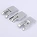 YRDQNCraft 3pcs Sewing Machine Presser Foot Set-1/4 inch Quilting Patchwork Presser Foot with Edge Guide,Stitch in Ditch Foot/Professional Overcast Presser Foot for Low Shank Singer, Brother