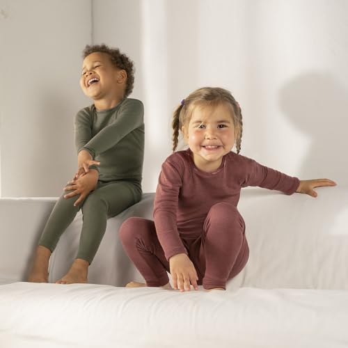 Kids Thermal Underwear Leggings: Base Layer Long Johns Pants, Organic Merino Wool and Silk, 2-15 years3