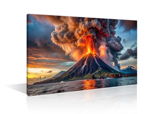 Impressions sur toile volcan pour transformer l'ambiance de votre chambre