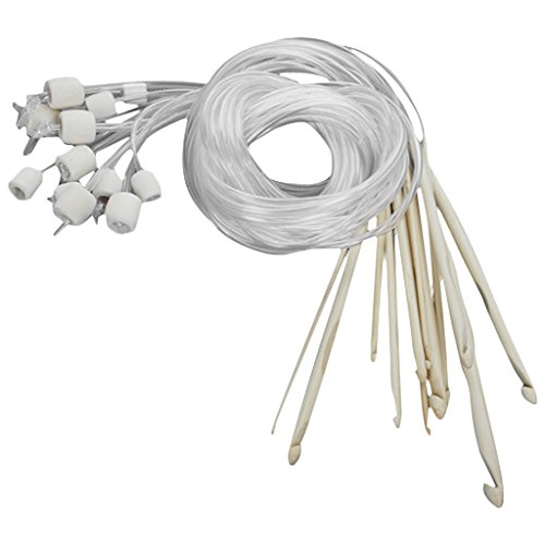 Nicedeco - hook,Crochet,12 Sizes Afghan Tunisian