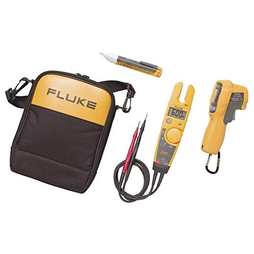 Fluke Industrial T5-600/62MAX+/1AC-kit elektrisk testare, IR-termometer och spänningsdetektorsats