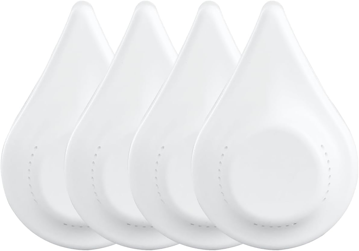 THIRDREALITY Zigbee Water Leak Sensor 4 Pack,Build-in 120 dB Siren Alarm, App/Email Notifications Enabled When Work with Compatible Zigbee HUB Like SmartThings, Third Reality Hub,Batteries Included