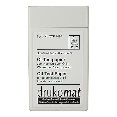 RIEGLER 101618-SEP 90 Öl-Testpapier (50 Streifen), für Öl-Wasser-Trenner »drukosep«, 1Stk