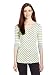Calvin Klein Performance Women's Mitered Stripe Elbow Sleeve Tee