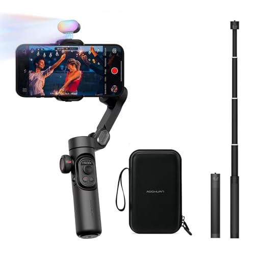 Image of AOCHUAN 3-Axis Gimbal Stabilizer for Smartphone Smart XE Kit & B20 Storage Bag & E10 Extension Rod