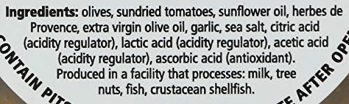 Mediterranean Market By Divina Pitted Marinated Sundried Tomato Olives, 8.1 Oz #TOP2