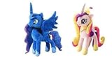 Nucifer Anime My Little Pony 12 Inch Lovely Princess Luna and Cadance Plush Figure Toys for Kids Christmas New Year Gift