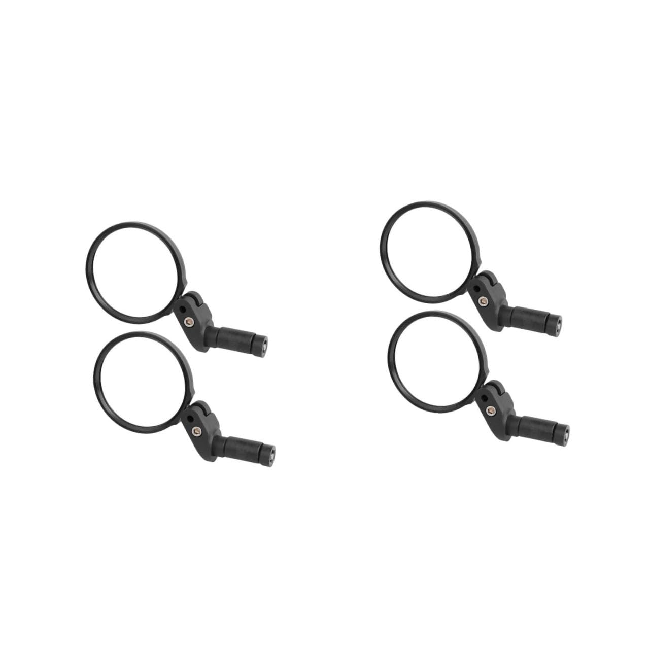 BESTonZON 2 Ensembles Rétroviseur De Vélo Réglable Rotatif Pour Guidon De Accessoire Pour Vélos De Montagne Électriques 2 Pièces * 2