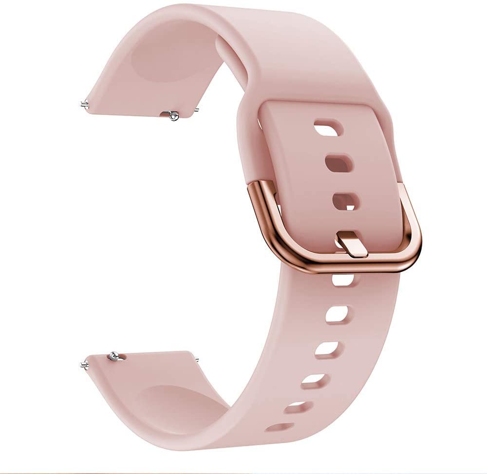 MeyaarSilicone Replacement Bands Compatible with Fitbit Versa/Versa 2 / Versa Lite, & for Boat Xtend smartwatch Adjustable Classic Accessory Wristband Fitness Straps for Women Men, One Size, Classic