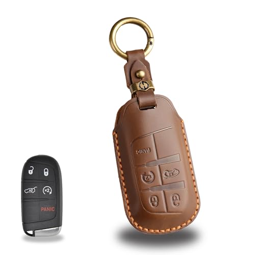 Capa para chaveiro de couro Jeep com chaveiro, capa protetora ...