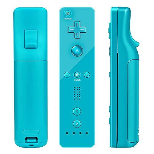 Lavuky WR02 Wii Remote Plus and Nunchuck Controller with Silicone Case and Wrist Strap -Light Blue(3rd-Party Product)
