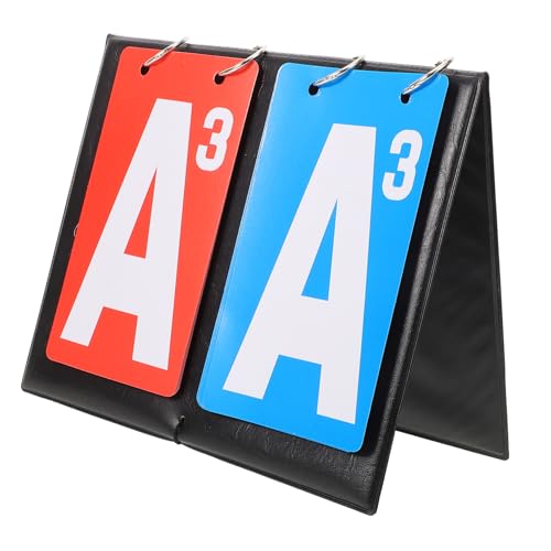 KICHOUSE Portable Tabletop Scoreboard Durable Flip Scorekeeper for Basketball Soccer Tennis and More Easy to Read Sports Score Ticker