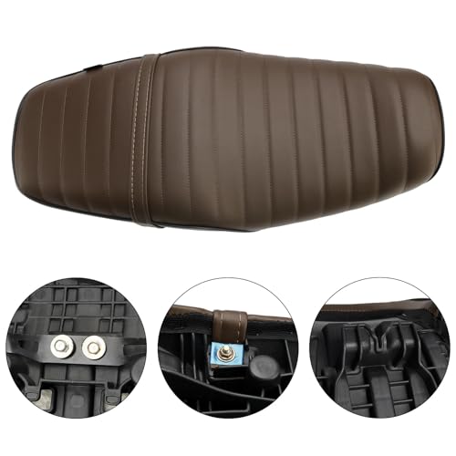 Cojín de asiento de pasajero marrón para Honda Gb350S 2023 4
