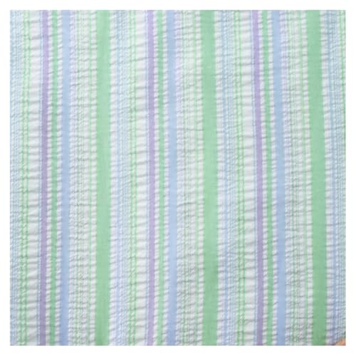 Tissu printemps été à rayures pour coudre un chemisier léger et élégant de tous les jours