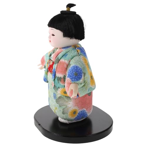 Poupée japonaise miniature kimono kabuki souvenir asiatique pour décoration voiture et maison - 2