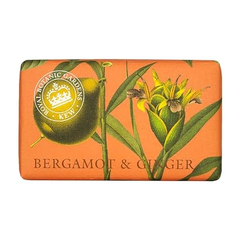Kew Bergamot & Ginger Shea Butter Soap Cover