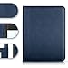 Gorbado Portfolio/Business Padfolio Binder, Mini Size Document Folder Organizer, Padfolio with Interior Pocket and Pen Loop, 5 x 8 Writing Pad Included, Navy Blue