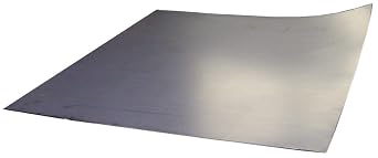Flexible Graphite Gasket Sheet with Stainless Steel Foil Insert 1/8" x 18" x 18", High-Temp, High Pressure, Chemical Resistant