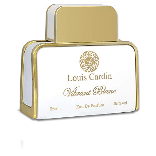 Louis Cardin Vibrant Blanc EDP 95ml - Citrusy, Floral & Woody Fragrance. Women's Eau De Parfum